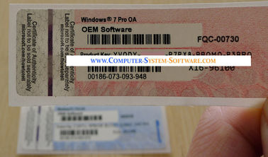 컴퓨터 상표 Windows 7 진짜 OEM 제품 열쇠를 가진 직업적인 OA OEM 스티커 COA