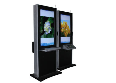55 인치 LCD 자체 서비스 지불 큰 디지털 간판 키오스크 멀티 언어 키보드