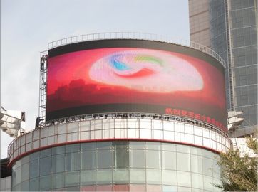 높은 명암비 4000: 1 옥외 광고에 대 한 P10 유연한 LED 비디오 디스플레이 화면