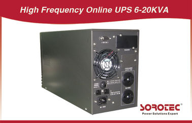 LCD RS232 SNMP 단일 단계 60 hz에서 높은 주파수 6-10kva 컴퓨터 통신에 대 한 온라인 UPS