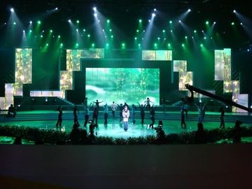 P10mm 단계 배경을 위한 실내 이동할 수 있는 임대료 발광 다이오드 표시 널