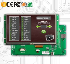 4.3 똑똑한 드라이브 널 및 관제사와 가진 인치 HMI 터치스크린 TFT LCD