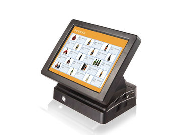 출납계를 위한 온라인 POS 끝 체계 TFT LCD 금전 등록기 POS