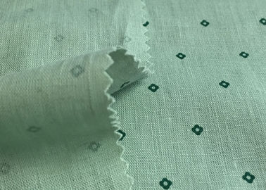 참신 녹색/파랑 100%년 면 직물 Dressmaking 직물